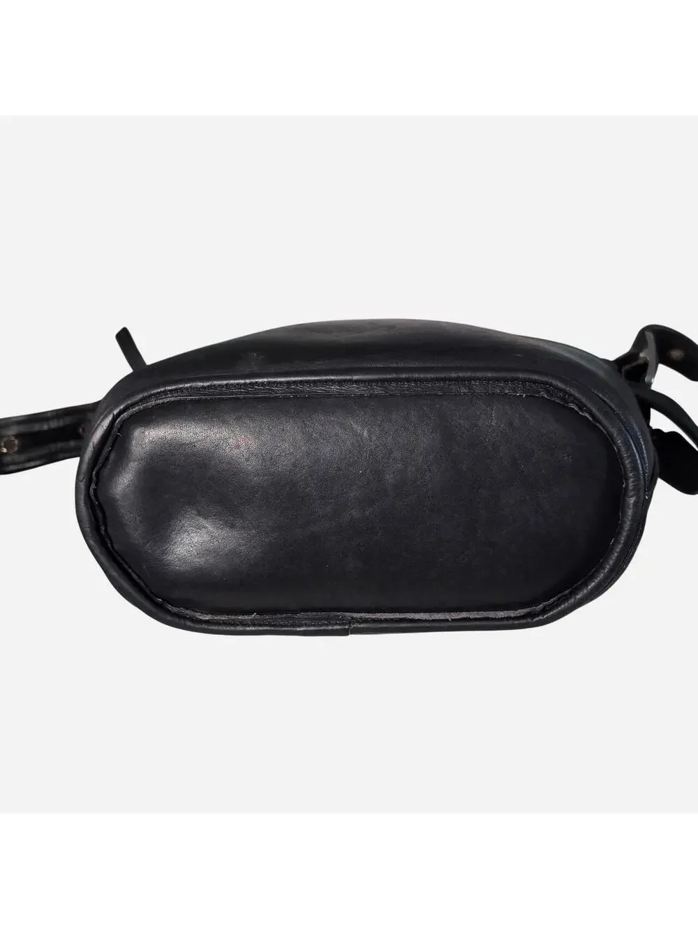 Vintage COACH medium Bucket  Black Leather Crossbody Bag